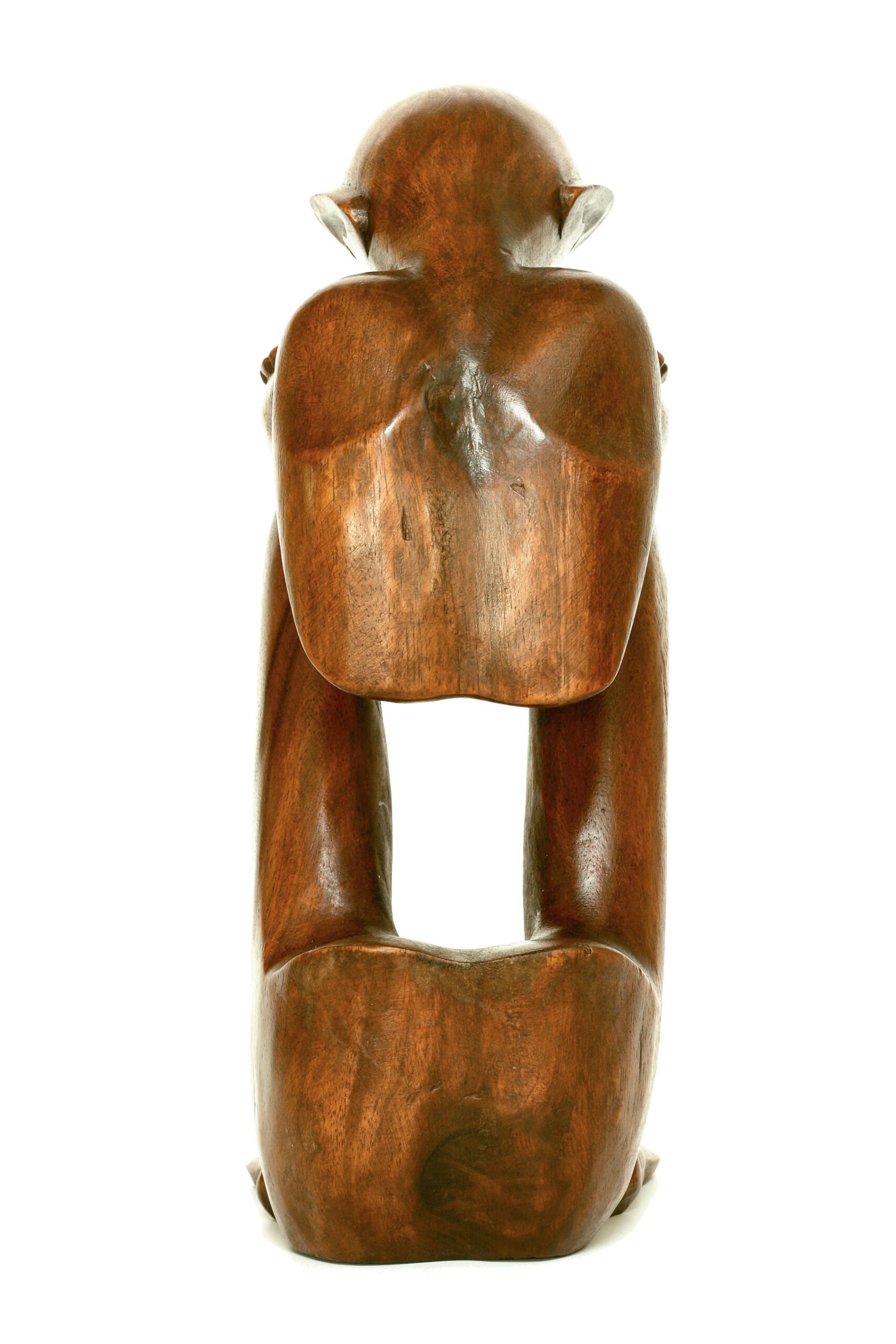 12" Wooden Handmade Abstract Sculpture Handcrafted "Resting Man" Home Decor Decorative Figurine Accent Decoration Hand Carved Statue - Image 5
