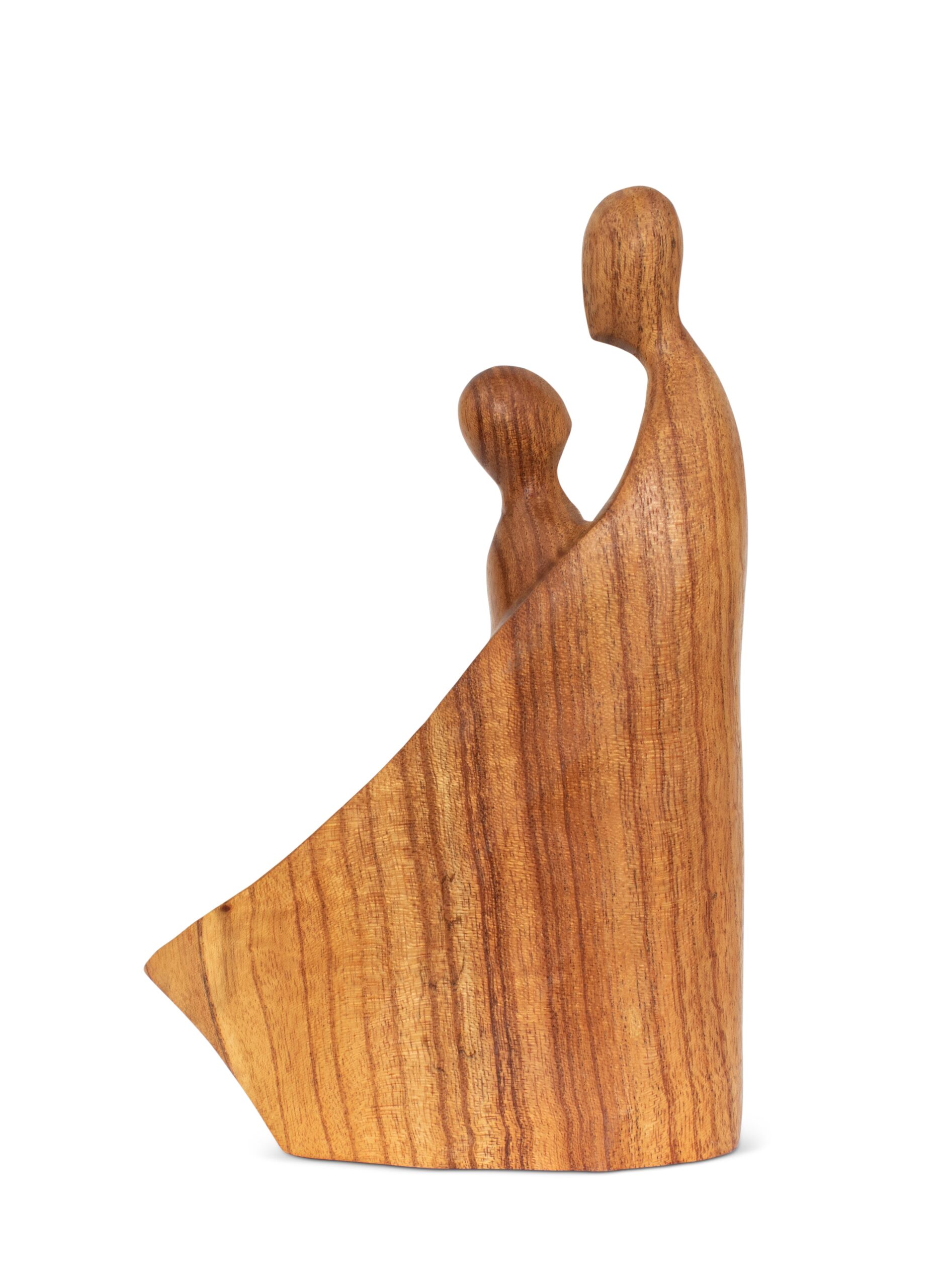 10" Wooden Handmade Abstract Bride & Groom Loving Figurine Sculpture Statue Handcrafted Gift Decorative Home Decor Accent Decoration Artwork Hand Carved - Image 8