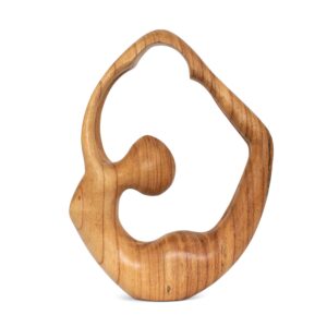 10" Wooden Handmade Mini Yoga Figurines, Yoga Pose Statue, Yoga Room Studio Decor, Mindful Home Decor Yogi Gift, Decorative Shelf Decor Objects, Zen Inspired - Bow Pose
